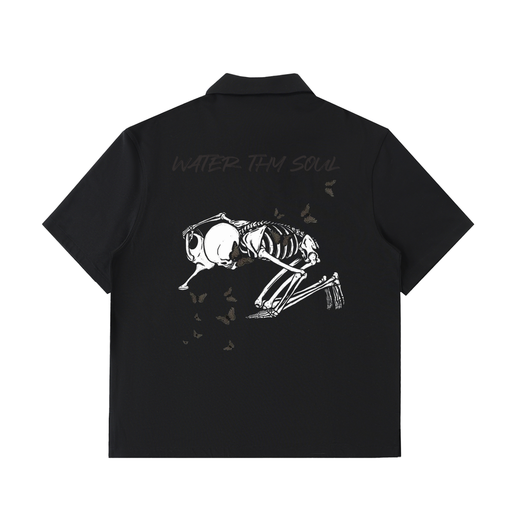 Half-Zip Cotton Polo Shirt