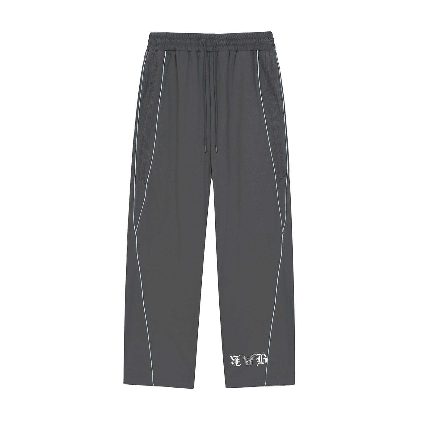 Reflection Striped Straight-Leg Sweatpants