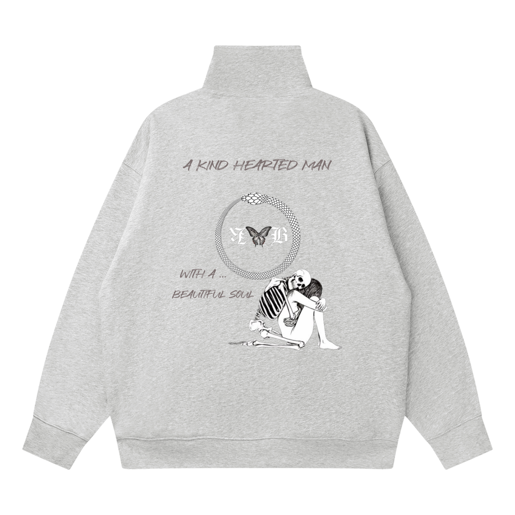 Quarter-Zip Drop Shoulder Sweatshirt