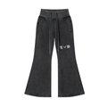Vintage Washed Flared Fleece Pants