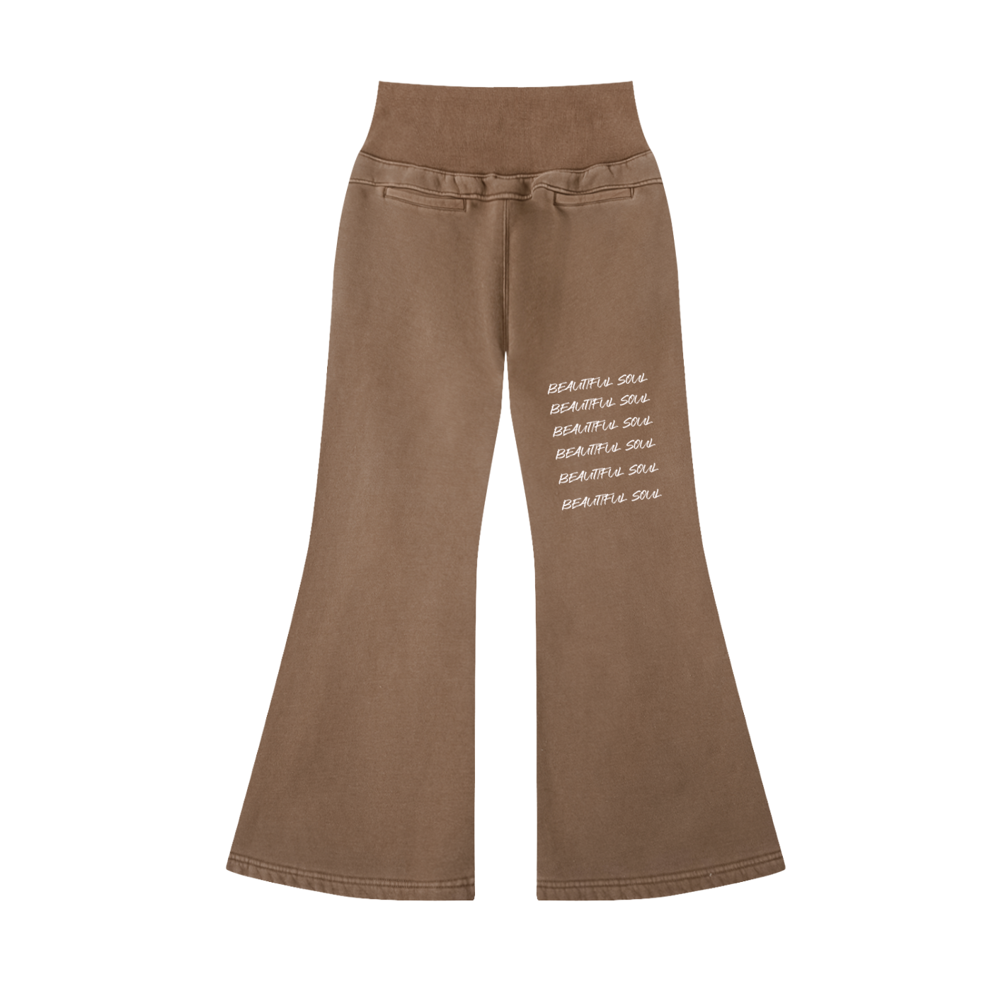 Vintage Washed Flared Fleece Pants