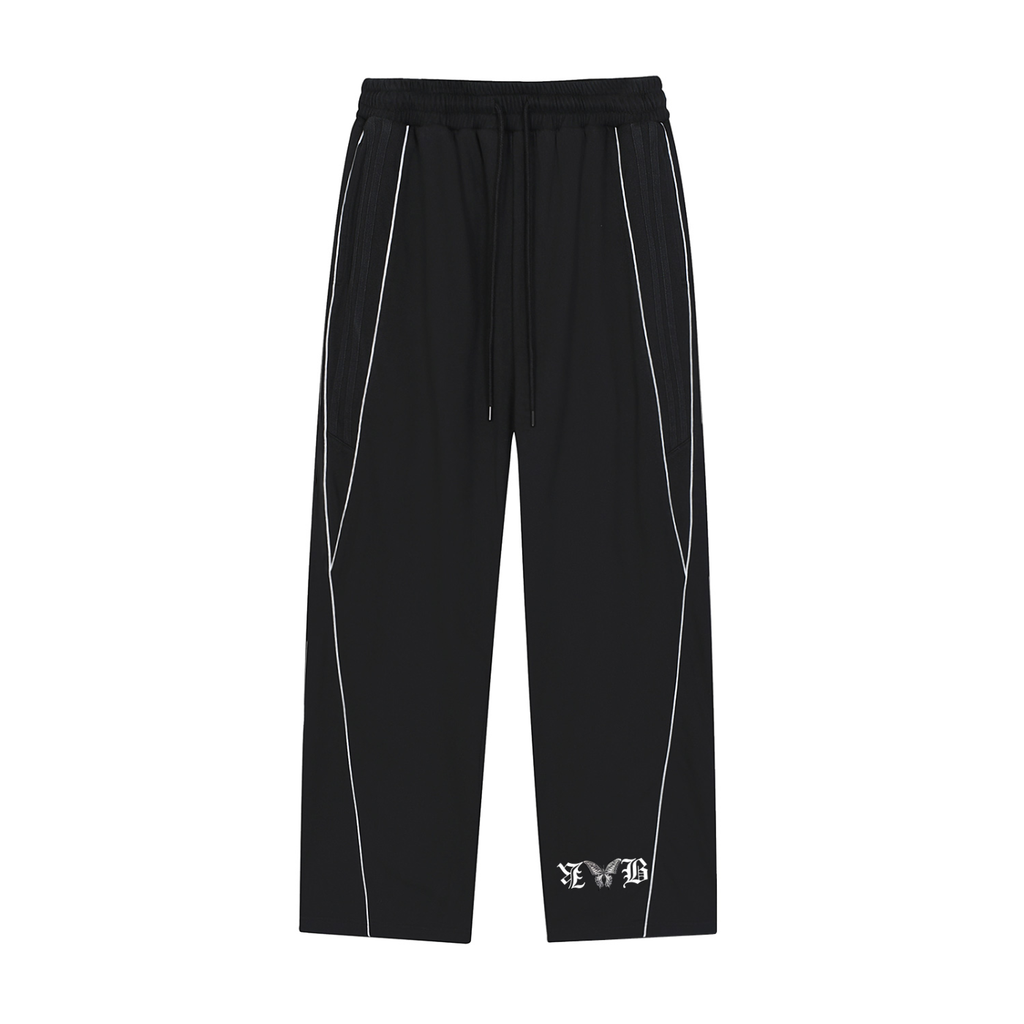 Reflection Striped Straight-Leg Sweatpants