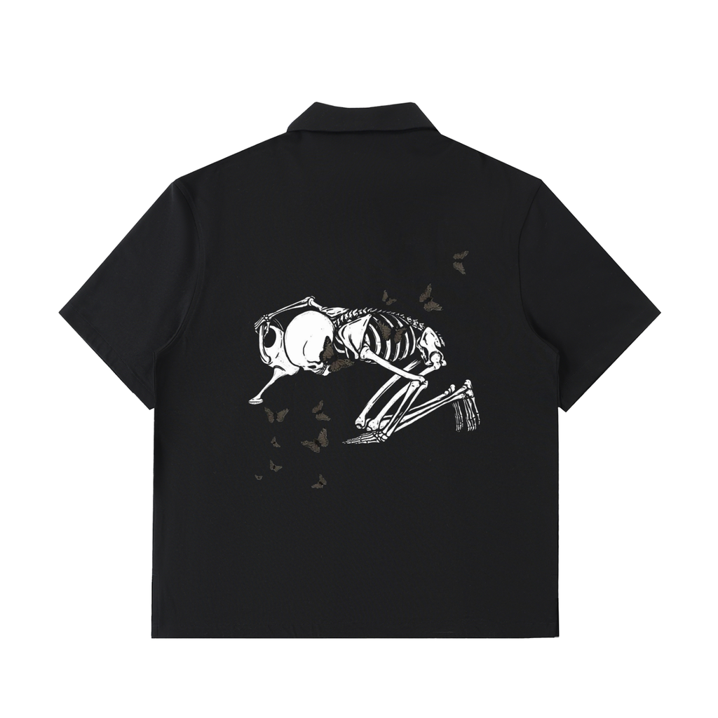 Half-Zip Cotton Polo Shirt