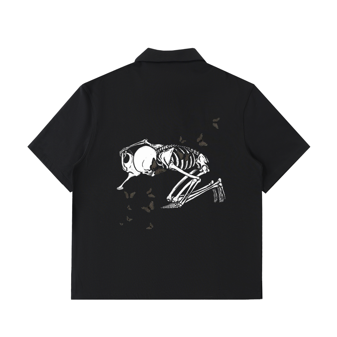 Half-Zip Cotton Polo Shirt